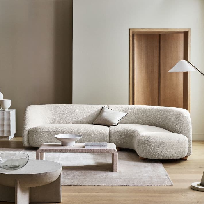 Laurent 2-Piece Wedge Chaise Sectional